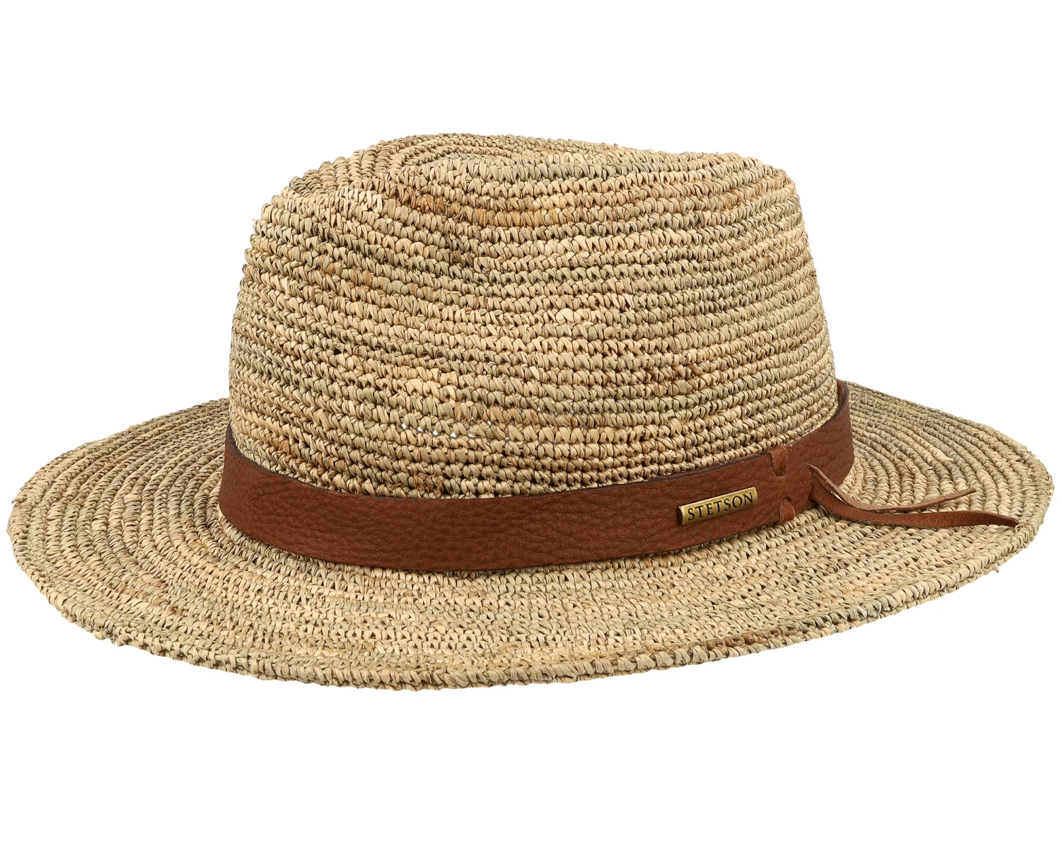 Traveller Seagrass Crochet Beige Straw Hat - Stetson 3 Traveller Seagrass Crochet Beige Straw Hat - Stetson
