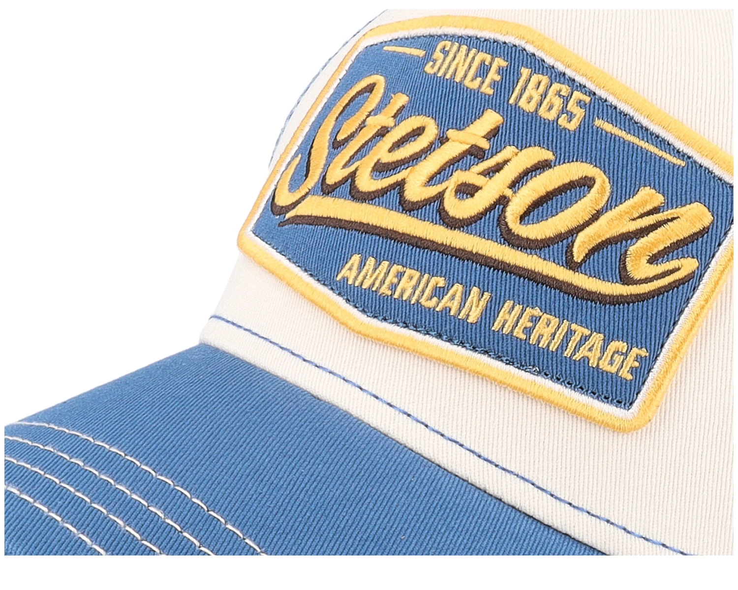 Vintage Blue/White Trucker - Stetson 8 Vintage Blue/White Trucker - Stetson - Image 6