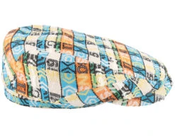 Driver Cap Jacquard Multicolor Flat Cap - Stetson -Stetson 4063633125614 3