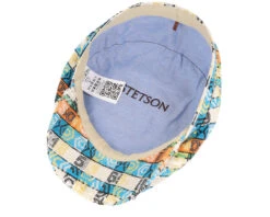 Driver Cap Jacquard Multicolor Flat Cap - Stetson -Stetson 4063633125614 4