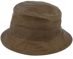 Waxed Organic Cotton Brown Bucket - Stetson -Stetson 4063633126796 2