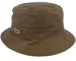 Waxed Organic Cotton Brown Bucket - Stetson -Stetson 4063633126796 3