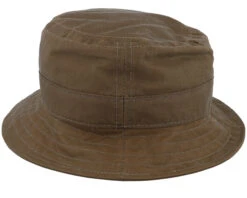 Waxed Organic Cotton Brown Bucket - Stetson -Stetson 4063633126796 4