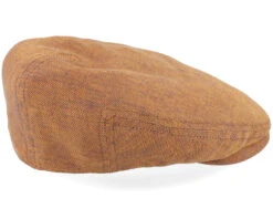 Driver Cap Linen Herringbone Red Flat Cap - Stetson -Stetson 4063633128134 3