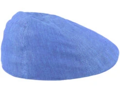 Texas Linen Herringbone Blue Flatcap - Stetson -Stetson 4063633128424 3