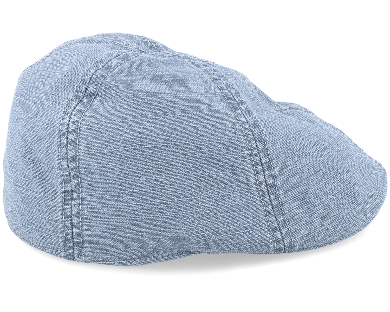 Texas Cotton/Linen Blue Flat Cap - Stetson 5 Texas Cotton/Linen Blue Flat Cap - Stetson - Image 3