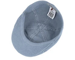 Texas Cotton/Linen Blue Flat Cap - Stetson 10 Texas Cotton/Linen Blue Flat Cap - Stetson -Stetson 4063633128912 4