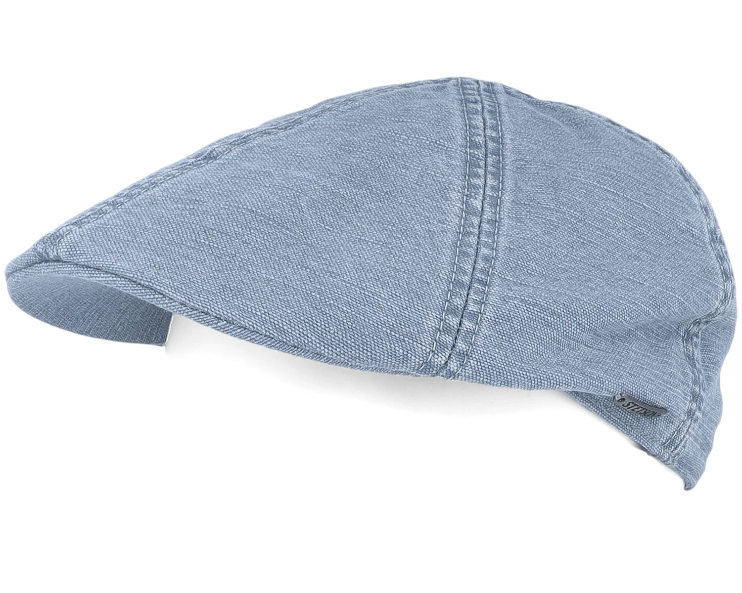 Texas Cotton/Linen Blue Flat Cap - Stetson 7 Texas Cotton/Linen Blue Flat Cap - Stetson - Image 5