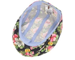 Ivy Cap Cotton Hawaii Print Floral Pattern Flat Cap - Stetson -Stetson 4063633129063 4