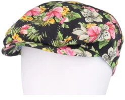 Ivy Cap Cotton Hawaii Print Floral Pattern Flat Cap - Stetson -Stetson 4063633129063 5