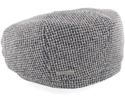 Hatteras Cotton Jersey Blue/White Flat Cap - Stetson -Stetson 4063633129476 2