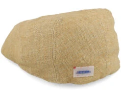 Ivy Cap Linen Sustainable Beige Flat Cap - Stetson -Stetson 4063633131936 2