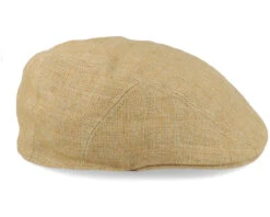 Ivy Cap Linen Sustainable Beige Flat Cap - Stetson -Stetson 4063633131936 3