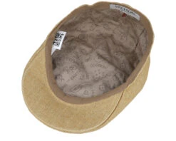Ivy Cap Linen Sustainable Beige Flat Cap - Stetson -Stetson 4063633131936 4