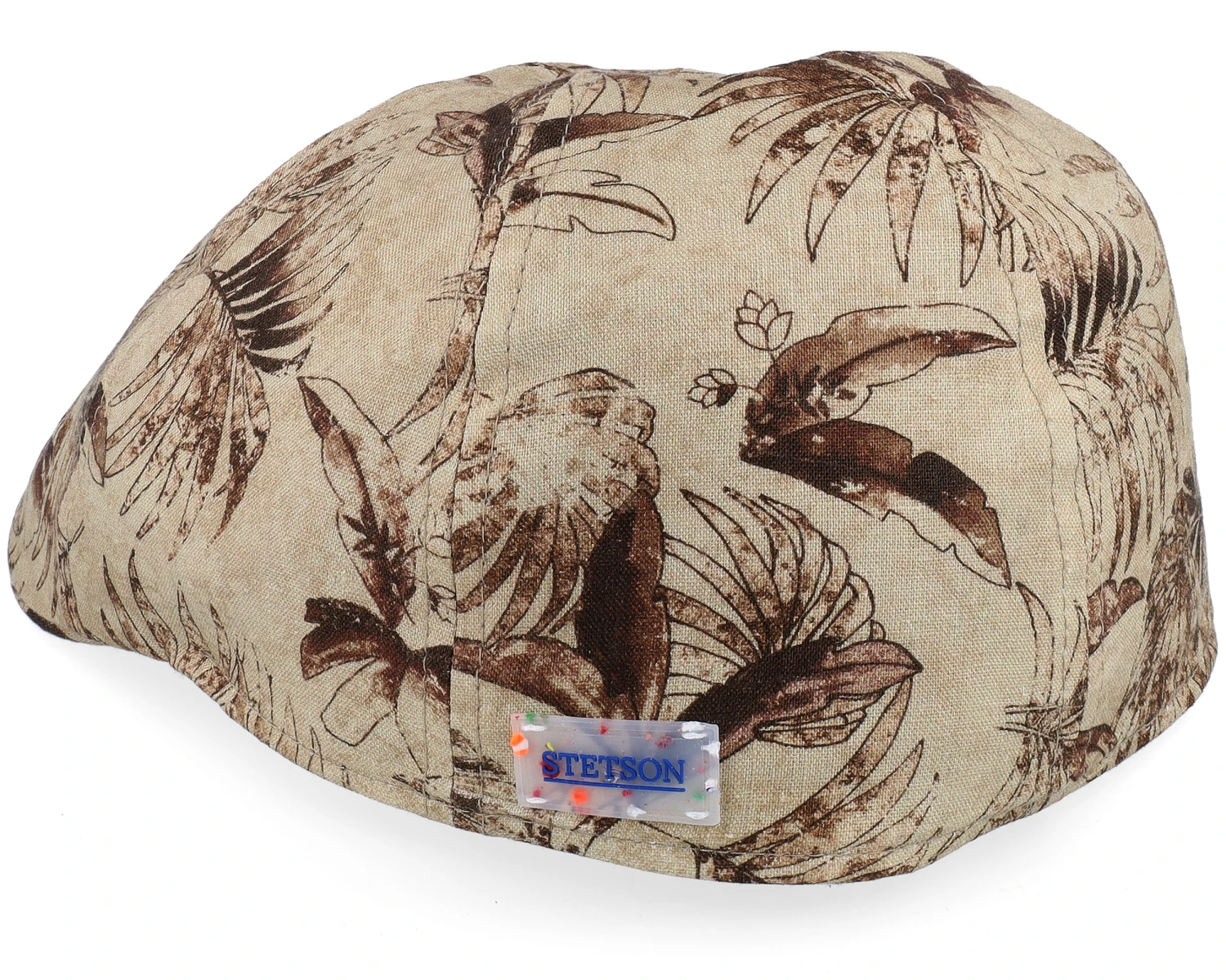 Texas Organic Linen Sustainable Beige Flat Cap - Stetson 4 Texas Organic Linen Sustainable Beige Flat Cap - Stetson - Image 2