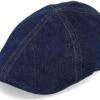 Texas Sustainable Denim Blue Flat Cap - Stetson -Stetson 4063633132377 1