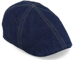 Texas Sustainable Denim Blue Flat Cap - Stetson -Stetson 4063633132377 2