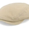 Driver Cap Cotton Sustainable Beige Flat Cap - Stetson -Stetson 4063633132735 1