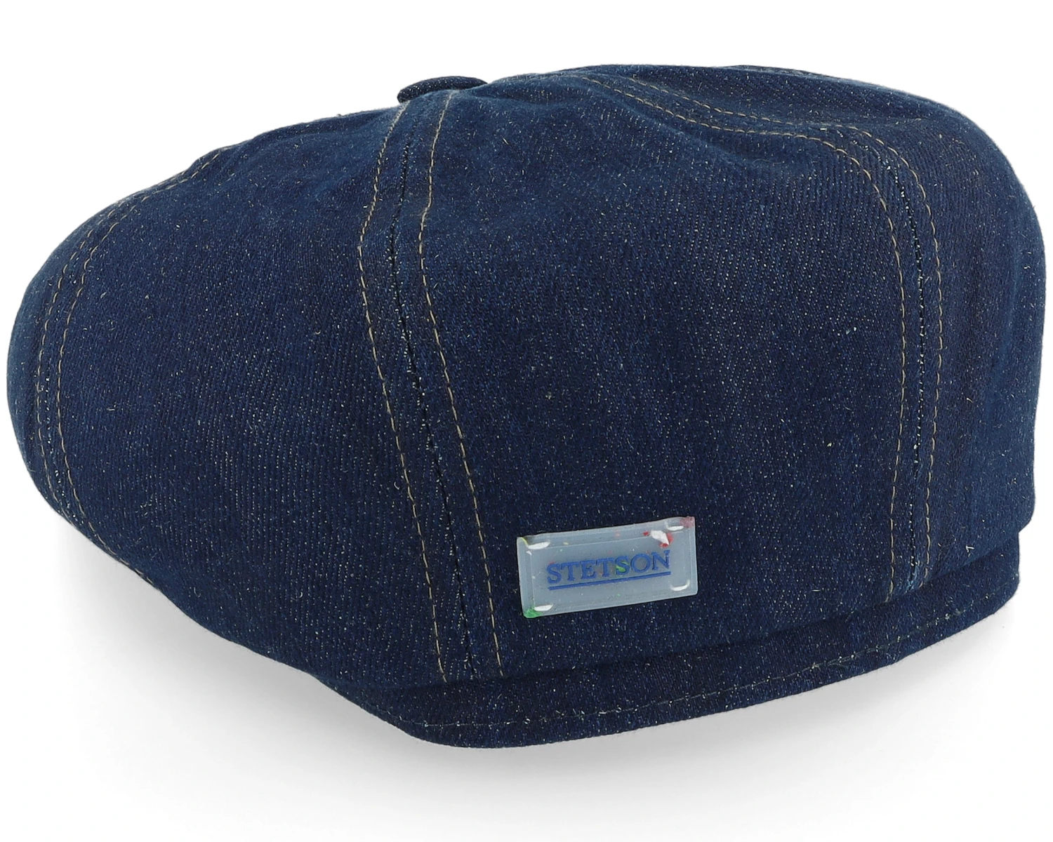 Hatteras Sustainable Denim Blue Flat Cap - Stetson 4 Hatteras Sustainable Denim Blue Flat Cap - Stetson - Image 2