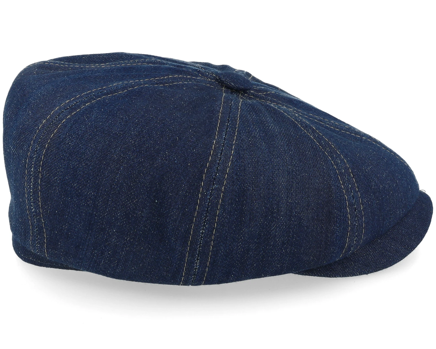Hatteras Sustainable Denim Blue Flat Cap - Stetson 5 Hatteras Sustainable Denim Blue Flat Cap - Stetson - Image 3
