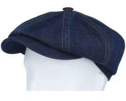 Hatteras Sustainable Denim Blue Flat Cap - Stetson 11 Hatteras Sustainable Denim Blue Flat Cap - Stetson -Stetson 4063633132872 5