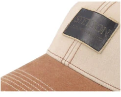 Baseball Leather Patch Vintage Beige Adjustable - Stetson 13 Baseball Leather Patch Vintage Beige Adjustable - Stetson -Stetson 4063633135552 6
