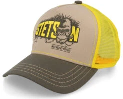 Ape Sustainable Beige/Olive/Yellow Trucker - Stetson