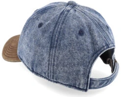 Baseball Denim Vintage Distressed Blue/Beige Dad Cap - Stetson -Stetson 4063633136054 3