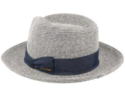 Toyo Grey/Blue Fedora - Stetson 7 Toyo Grey/Blue Fedora - Stetson -Stetson 4063633136986 2