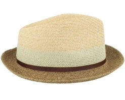 Player Toyo Beige/Brown Straw Hat - Stetson -Stetson 4063633138201 3