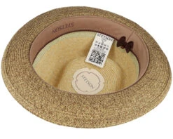 Player Toyo Beige/Brown Straw Hat - Stetson -Stetson 4063633138201 4