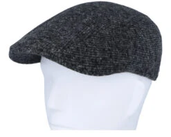 Ivy Cap Jersey Black/Charcoal Flat Cap - Stetson -Stetson 4063633147579 6