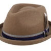 Player Woolfelt Light Brown Fedora - Stetson -Stetson 4063633148620 1