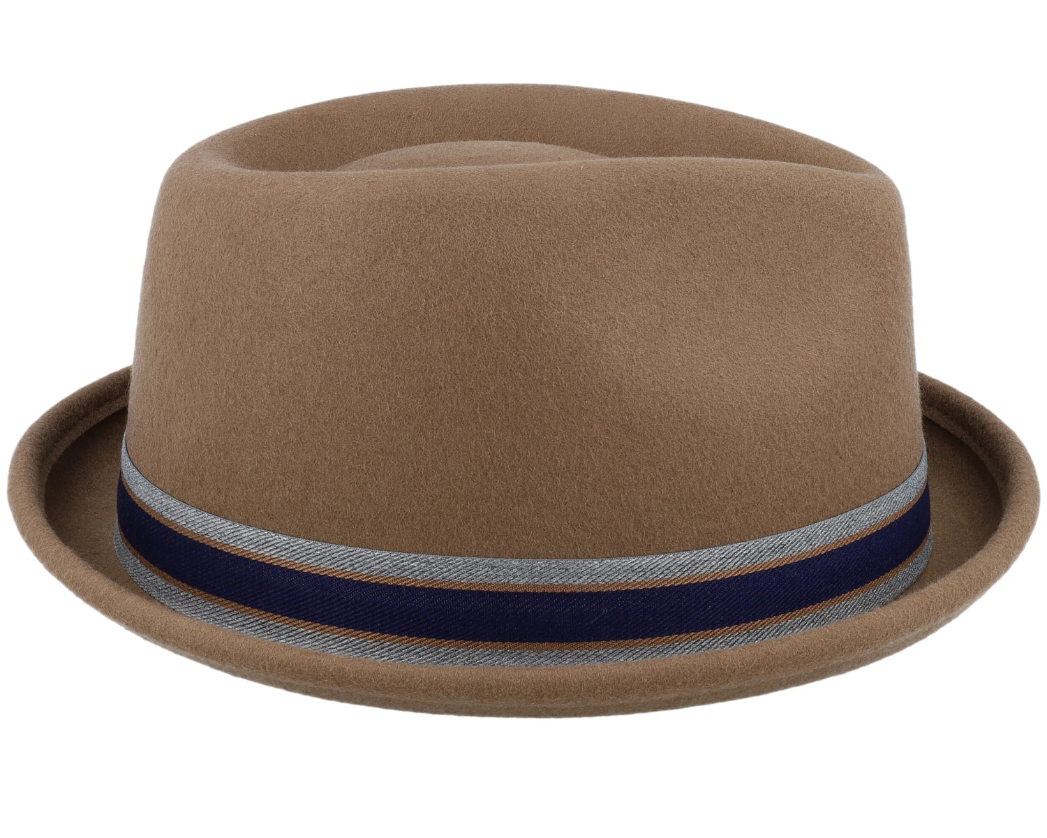 Player Woolfelt Light Brown Fedora - Stetson 5 Player Woolfelt Light Brown Fedora - Stetson - Image 3