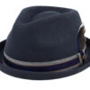 Player Woolfelt Charcoal Fedora - Stetson