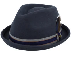 Player Woolfelt Charcoal Fedora - Stetson