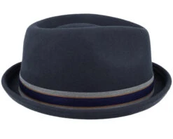 Player Woolfelt Charcoal Fedora - Stetson -Stetson 4063633148668 3