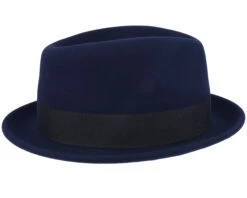 Player Woolfelt Navy Fedora - Stetson 8 Player Woolfelt Navy Fedora - Stetson -Stetson 4063633148699 3