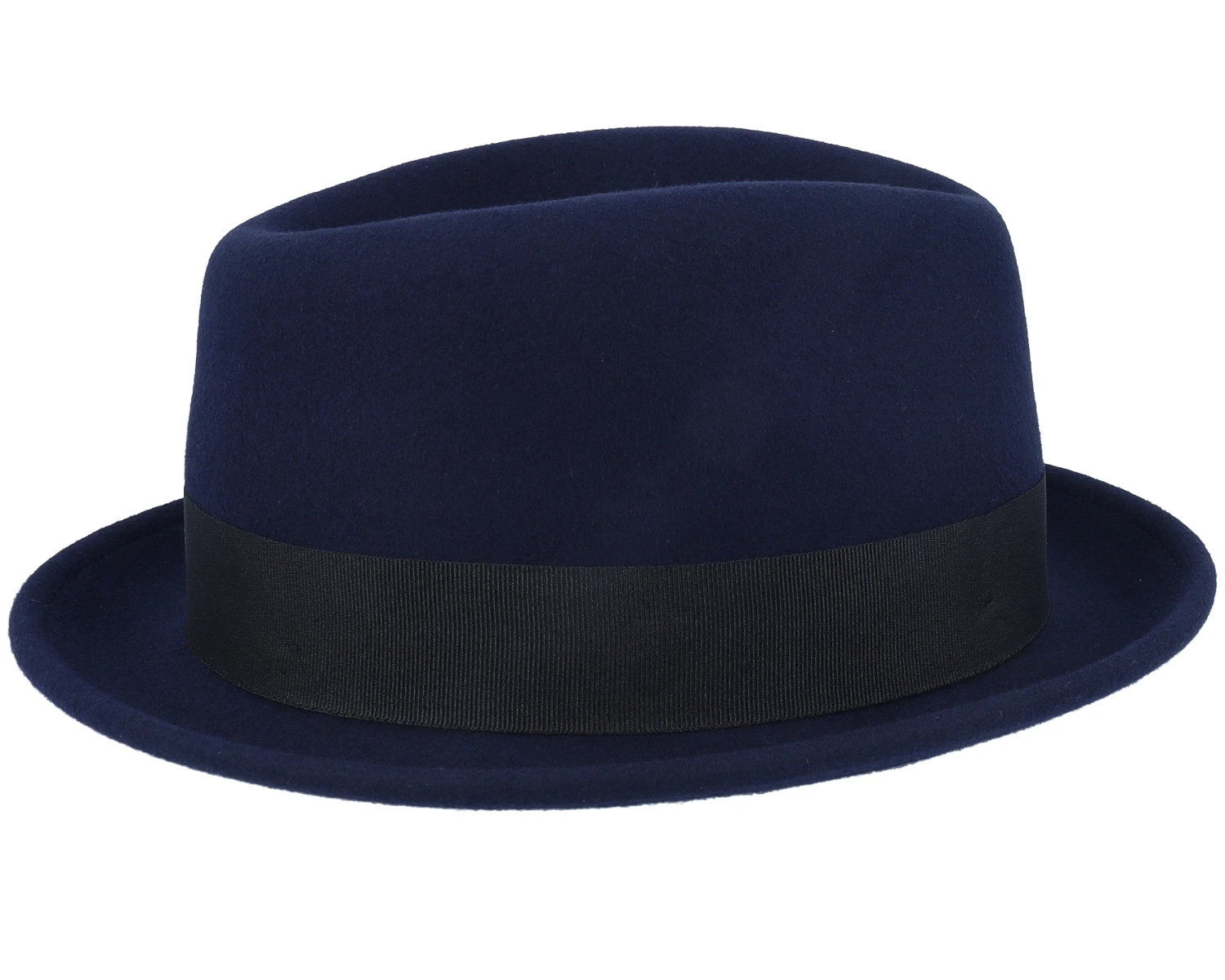 Player Woolfelt Navy Fedora - Stetson 5 Player Woolfelt Navy Fedora - Stetson - Image 3
