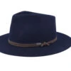 Woolfelt Navy Fedora - Stetson -Stetson 4063633149009 1