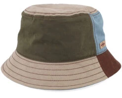 Bucket Waxed Cotton Color Block Multi Bucket - Stetson
