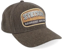 Wool/Linen Brown A-Frame Adjustable - Stetson 9 Wool/Linen Brown A-Frame Adjustable - Stetson -Stetson 4063633151569 2