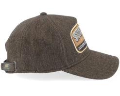 Wool/Linen Brown A-Frame Adjustable - Stetson 11 Wool/Linen Brown A-Frame Adjustable - Stetson -Stetson 4063633151569 4