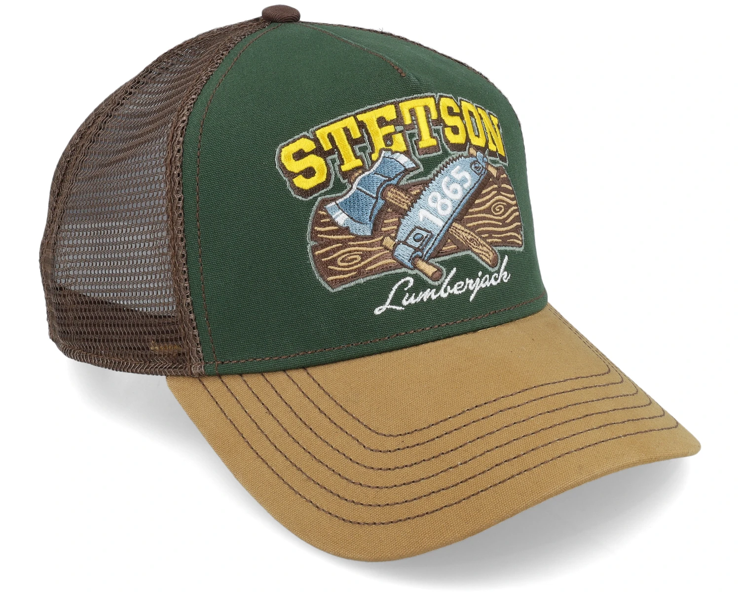 Lumberjack Green Trucker - Stetson 4 Lumberjack Green Trucker - Stetson - Image 2