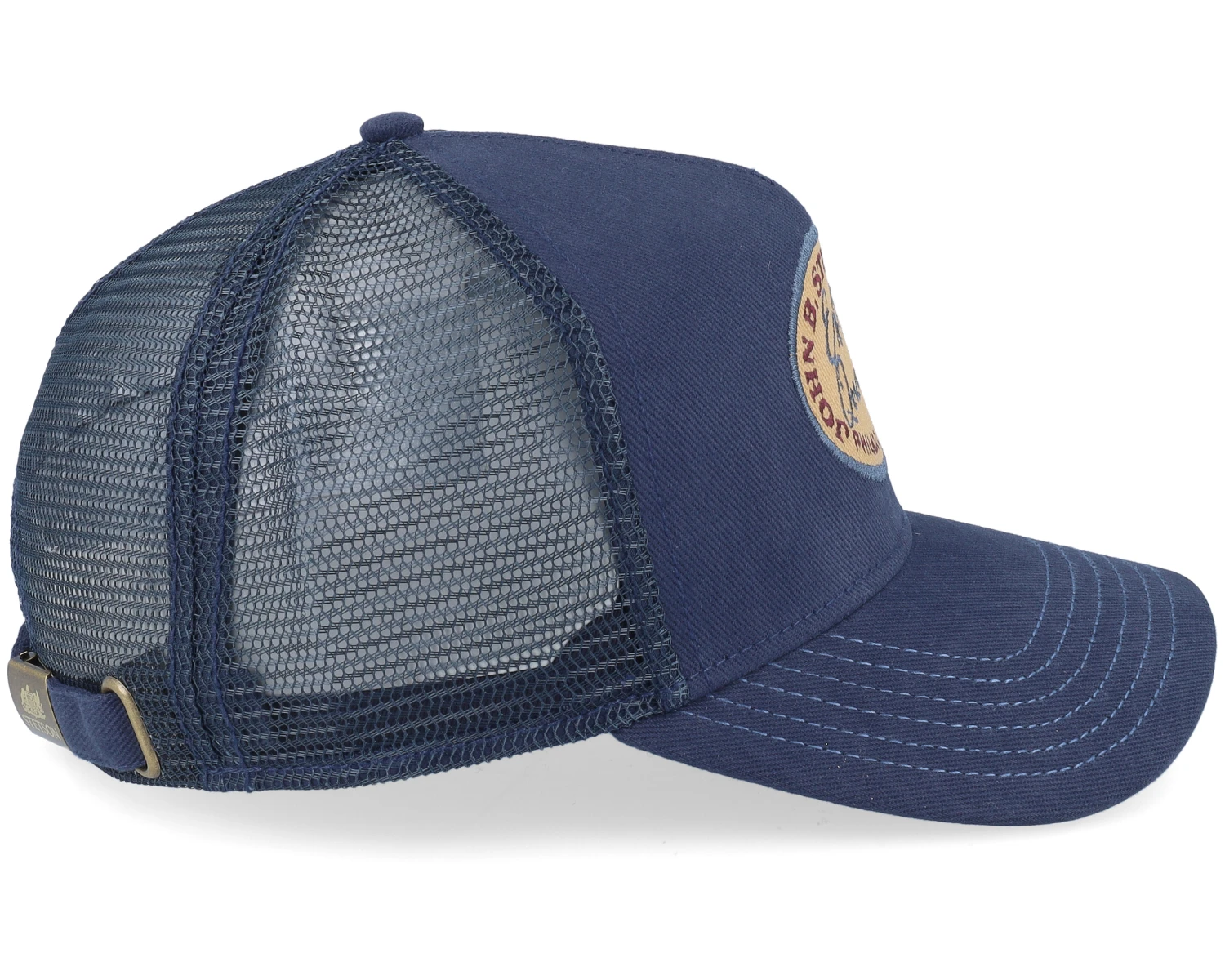 Vintage Brushed Twill Navy Trucker - Stetson 6 Vintage Brushed Twill Navy Trucker - Stetson - Image 4