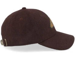 Baseball Cap Vintage Logo Patch Wool Brown Adjustable - Stetson -Stetson 4063633152160 4