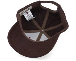 Baseball Cap Vintage Logo Patch Wool Brown Adjustable - Stetson -Stetson 4063633152160 5