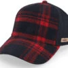 Shadow Plaid Red/Black Adjustable - Stetson -Stetson 4063633152191 1