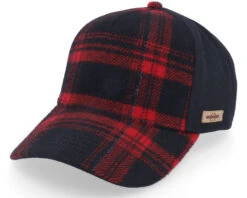 Shadow Plaid Red/Black Adjustable - Stetson