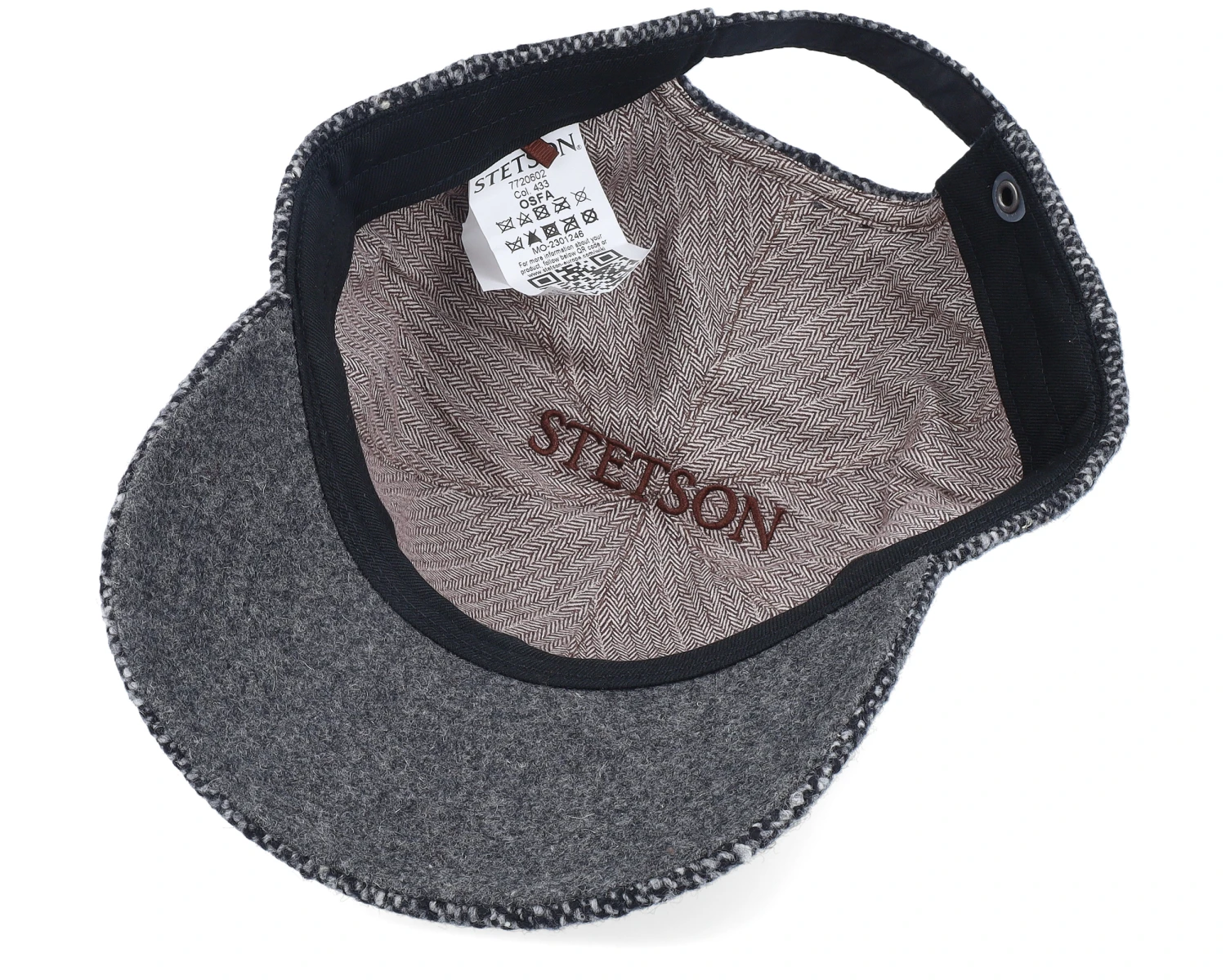 Baseball Cap Donegal Black Adjustable - Stetson 7 Baseball Cap Donegal Black Adjustable - Stetson - Image 5